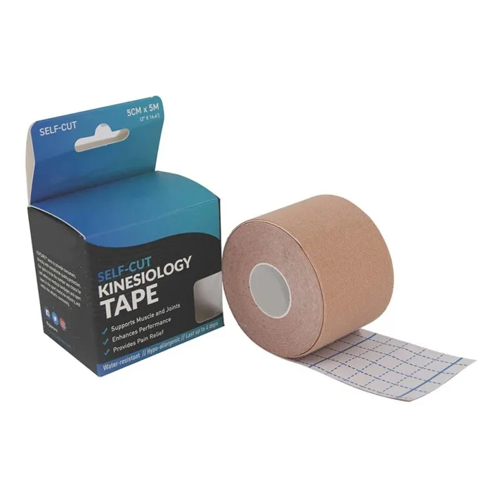 Sticking Kinesiology Tape Sticking Kinesiology Tape